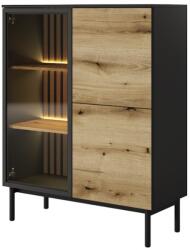 ArtLas Alacsony vitrin TONG | LED-világítással