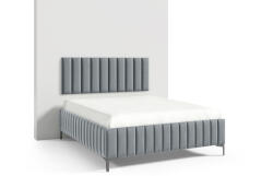 ArtPK Kárpitozott franciaágy TAMI | billenthető 180 x 200 cm Szín: Szürke