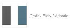 Meblar Gyermekszoba TABLO E Szín: Grafit/fehér/atlanti