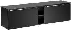 ArtCom Fürdőszoba szekrény felsővel SANTA FE Fekete D180/1 | 180 cm