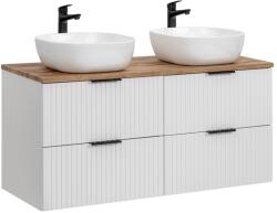 ArtCom Fürdőszoba szekrény mosdóval és munkalappal ADEL White DU120/1 | 120 cm