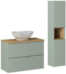 ArtCom Fürdőszobagarnitúra LINE Reed Green 80/2