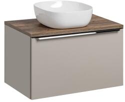 ArtCom Fürdőszoba szekrény mosdóval és munkalappal SANTA Fe Taupe DU80/1 | 80 cm