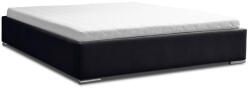ArtPK Kárpitozott franciaágy DITA | billenthető 180 x 200 cm Szín: fekete - casablanca 16