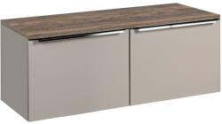 ArtCom Fürdőszoba szekrény felsővel SANTA Fe Taupe D120/1 | 120 cm