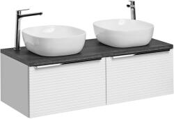 ArtCom Fürdőszoba szekrény mosdóval és munkalappal LEONARDO White DU120/1 | 120 cm
