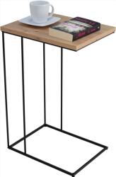 ArtAdrk Oldalasztal DRU | fekete lábak Szín: Tölgy artisan (ADRK-LT-DRU-B-A)