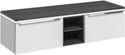 ArtCom Fürdőszoba szekrény felsővel LEONARDO White D150/1 | 150 cm