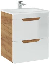 ArtCom Fürdőszoba szekrény mosdóval ARUBA Fehér U50/1 | 50 cm