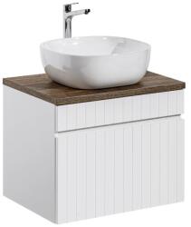 ArtCom Fürdőszoba szekrény mosdóval és munkalappal ICONIC White DU60/1 | 60 cm