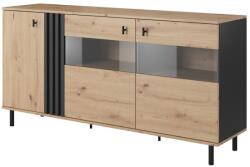 ArtLas Komód MALIA 3D | LED világítással