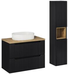 ArtCom Fürdőszobagarnitúra NOVA Black 80/1