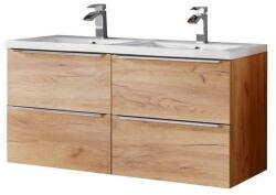 ArtCom Fürdőszoba szekrény mosdóval CAPRI Oak U120/1 | 120 cm