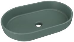 ArtCom Kerámia mosdó RIVER 2 E-6594| zöld matt 55 x 35 cm