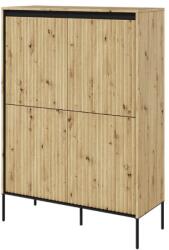 Dig-net nábytok SWING TR-03 fiókos komód LED világítással | kézműves tölgy (TR3DAC-V2)