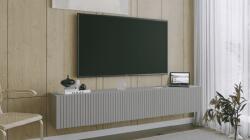 ArtExt Fali TV-szekrény JOY | 200 cm Szín: Szürke (hornyok)