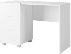 ArtGiB Íróasztal CALABRINI C-01 | fehér/fehér fényű