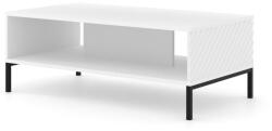 ARTBm SURF tárgyalóasztal Kivitel: Fehér matt / fekete lábak (5903769742424)