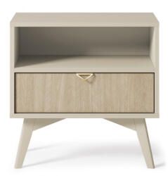 ArtPS Éjjeliszekrény TIMBER S54 | bézs
