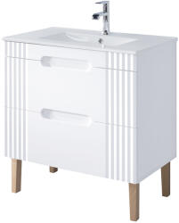 ArtCom Fürdőszoba szekrény mosdóval FIJI White U80/1 | 80 cm