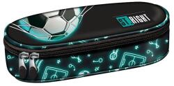 St. Majewski Penar borseta 1 compartiment, 1 extensie, oval, Majewski, Colectia Neon Football 2025, PC-01, 20.5x9.5x5 cm (5903235681165) Penar