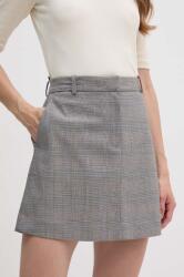 Tommy Hilfiger szoknya szürke, mini, ceruza fazonú, WW0WW42249 - szürke 36