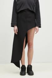 coperni szoknya One-Leg Tailored fekete, mini, egyenes, COPJ85F3004 - fekete 36