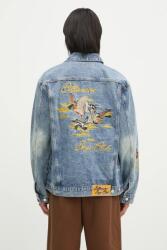 Billionaire Boys Club farmerdzseki Duck Embroidered Denim Jacket férfi, átmeneti, B24410 - kék S