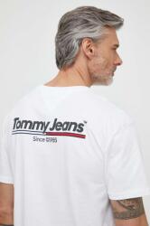 Tommy Jeans pamut póló fehér, férfi, nyomott mintás - fehér L - answear - 19 990 Ft