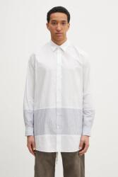 MM6 Maison Margiela pamut ing férfi, galléros, fehér, regular, SH0DT0021 - fehér 50
