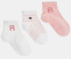 Tommy Hilfiger baba zokni 3 pár rózsaszín, 701232851 - rózsaszín 15/18