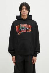 Billionaire Boys Club pamut melegítőfelső Tropical Island Fill Arch Logo Popover fekete, férfi, nyomott mintás, kapucnis, B24446 - fekete XL