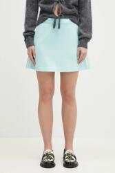 adidas Originals szoknya 3S Mini Skirt türkiz, mini, harang alakú, JP3653 - türkiz M