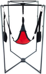 Mr Sling Pack Kit Sling - piros-fekete háromszög szövet, fekete kerettel