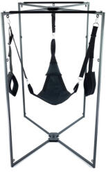 Mr Sling Pack Kit Sling Tissu Triangle Noir - stílusos fekete hordszíj