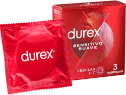 Durex Durex - puha és érzékeny óvszerek 3 db-os kiszerelés