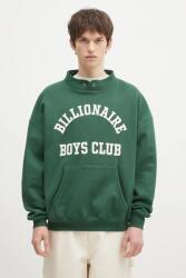 Billionaire Boys Club pamut melegítőfelső Stand Collar Sweatshirt zöld, férfi, nyomott mintás, B24444 - zöld L