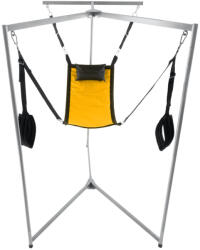 VIP Sling Pack Kit Sling Tissu Rectangle - sárga szövet hinta kerettel - eromarkt