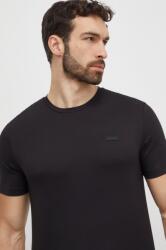 Calvin Klein pamut póló fekete, férfi, sima - fekete M