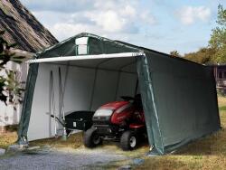 TOOLPORT Ponyvagarázs, 3, 3x6, 2m, PE ponyva, sötét zöld Sátorgarázs, Autó sátor, Fóliagarázs - (7820)