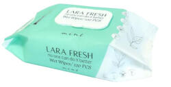 Lara Popsitörlő Fresh, Mint kupakos (120 db/cs) (plfmk)