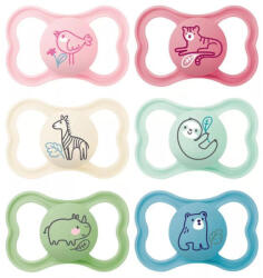 MAM Játszócumi Air, megújult! szilikon lapított (méret: 2) 6+ hó - babybear