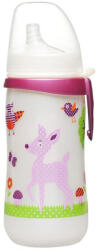 Nip First Cup Tanulópohár Puha csőrrel, lányos 12+ hó (330 ml/db) (ipnifcl)