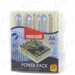 Maxell Alkálielem Power Pack LR-6 AA 24db-os visszazárható átlátszó műanyag dobozban (790269.04.CN) - digitalgo