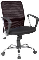 SIGNAL MEBLE Q-078 Hálós Ergonomikus Forgószék Fekete Króm TILT (SIG-OBRQ078CZ)