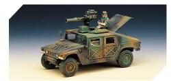 Academy M-966 Hummer Tow Rakétahordozó Műanyag Makett 1: 35