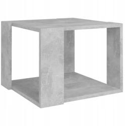 vidaXL Dohányzóasztal, betonszürke, 40x40x30 cm, lemez (806314)