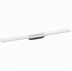 Hansgrohe RainDrain Flex oldalfal mellé zuhanylefolyó 90 cm, vágható, matt fehér 56052700 (56052700)