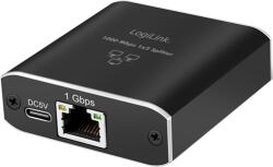 LogiLink NS0011 Gigabit Ethernet Elosztó 1-2, 1000 Mbit/s, USB tápellátással (NS0011)