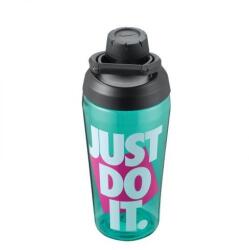 Nike TR HYPERCHARGE CHUG BOTTLE 470 ml kulacs, áttetsző zöld (N.100.1937.340)
